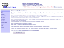Tablet Screenshot of freezerchess.com